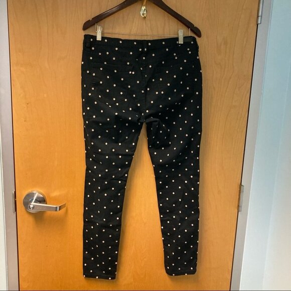 BLANK NYC & MADWELL Sz 31 Collab Polka Dot jeans Comfort Modern Skinny - Picture 6 of 6